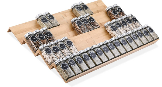 Bamboo Spice rack trays