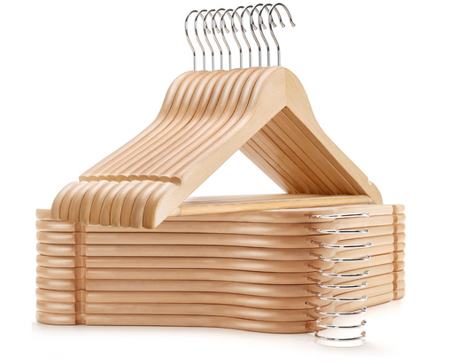 Wooden Hangers 30 pack