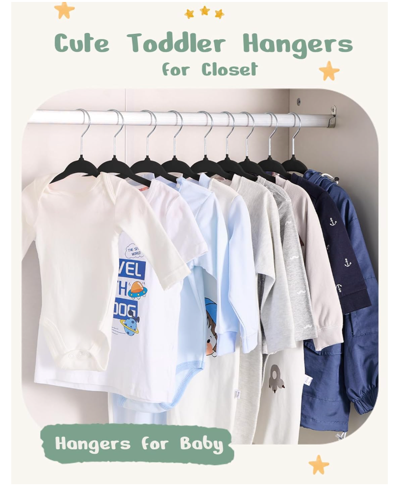 Kids velvet hangers