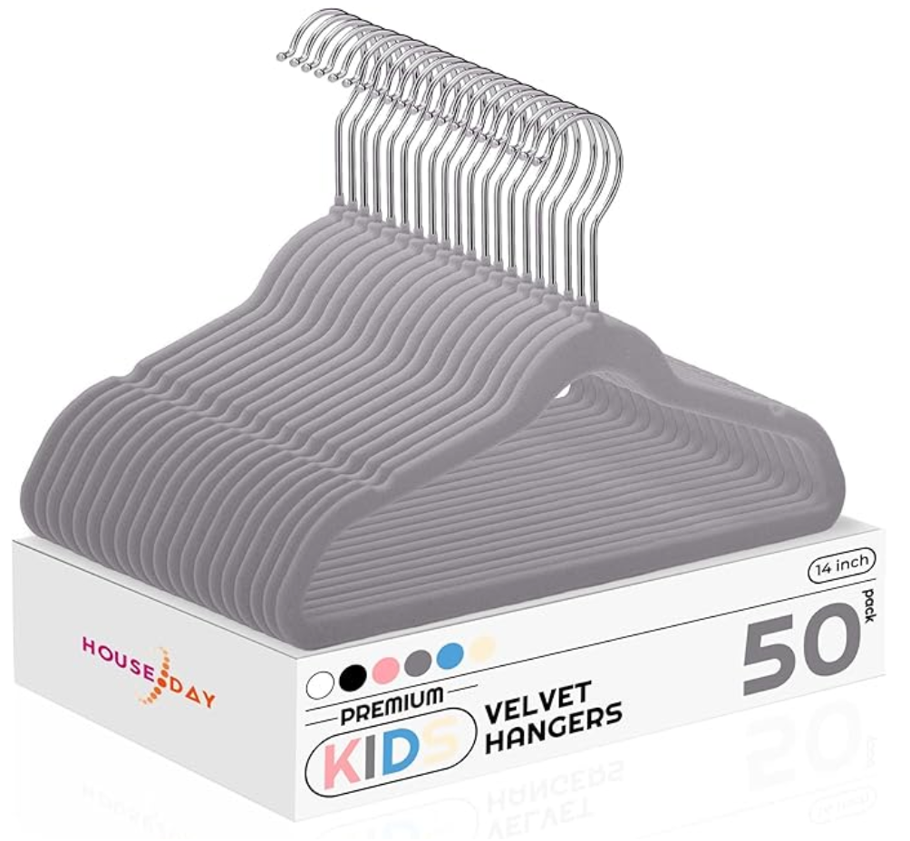 Kids velvet hangers
