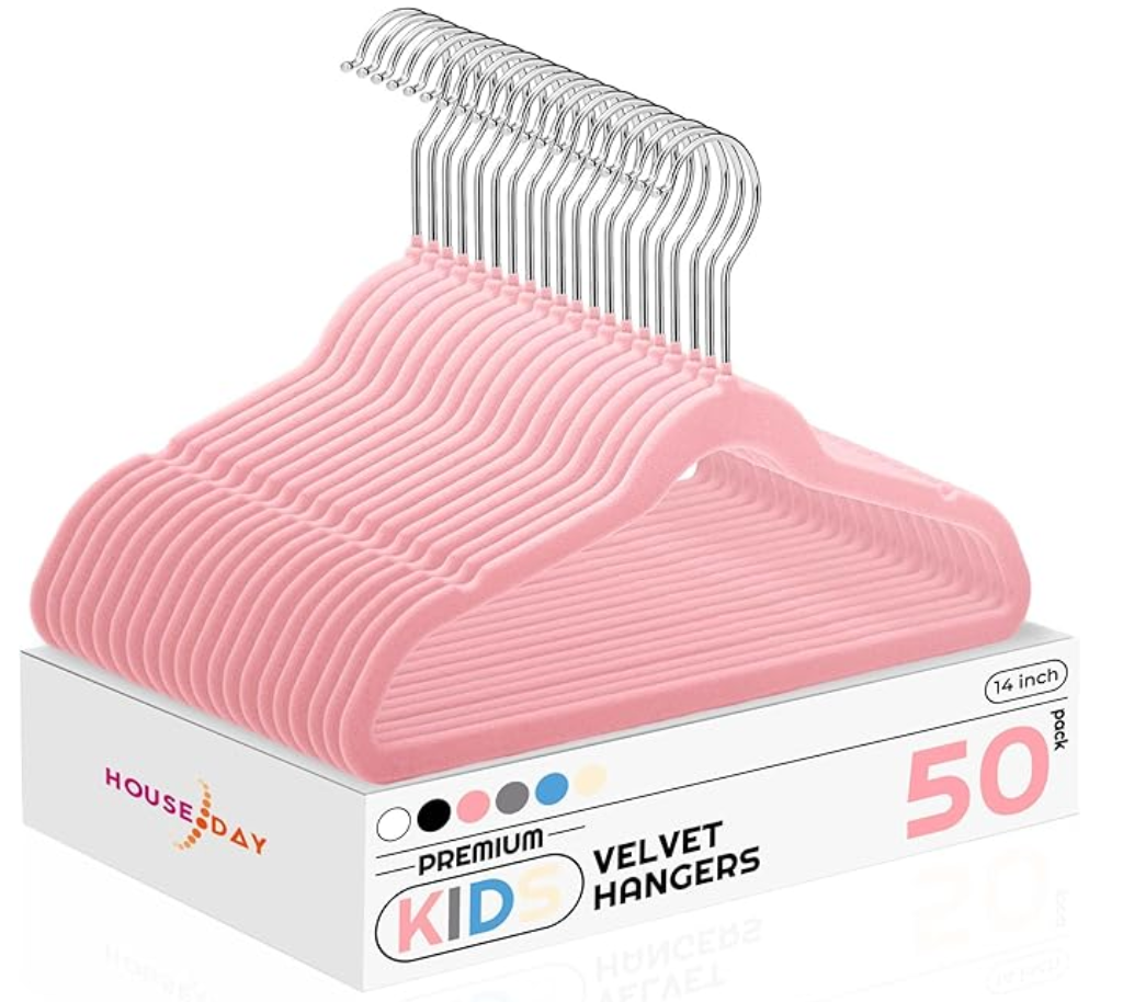 Kids velvet hangers