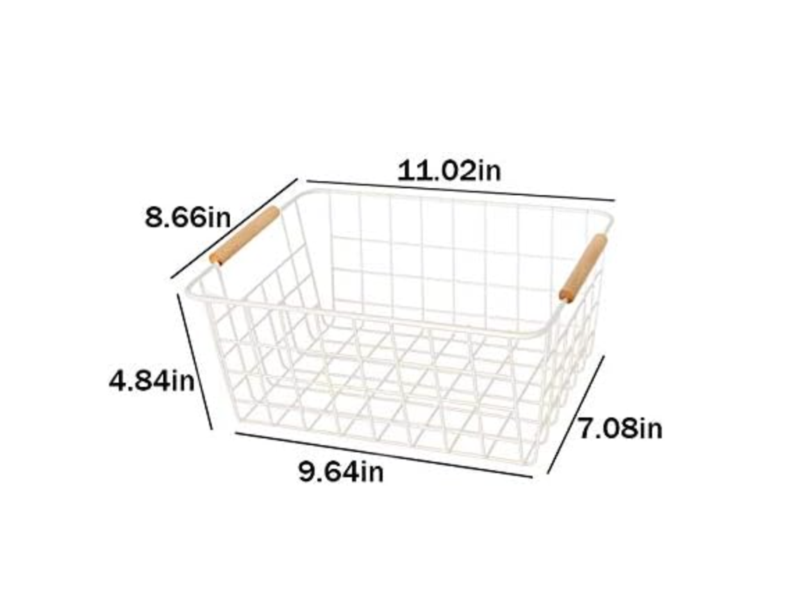 Wire pantry baskets